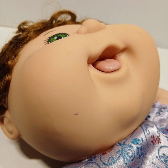 PA 15 FB 14” Cabbage Patch PLAY ALONG 2007 Brunette Hair Green Eyes Happy Face - Picture 9 of 9